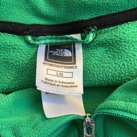 The North Face Green Quarter Zip Pullover Large - Picture 6 of 7
